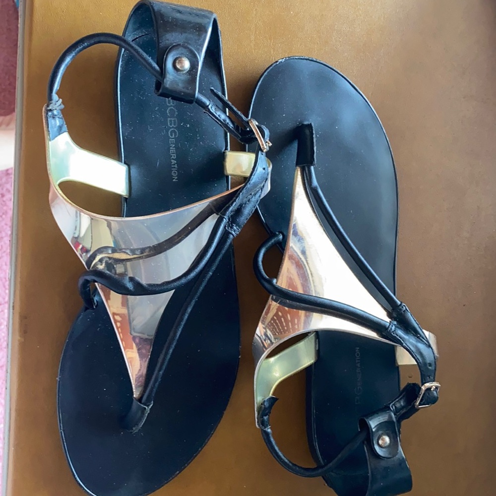 BCBG gladiator sandals